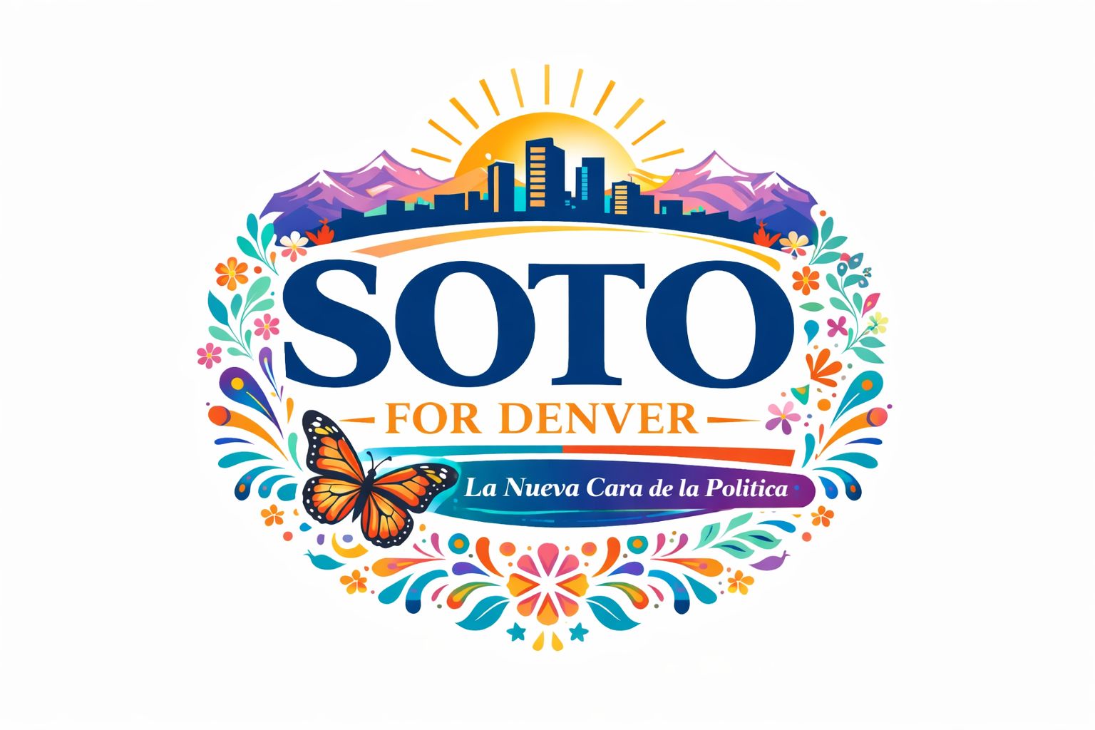 Soto por Denver logo de campaña